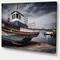 Designart - Old Fishing Boat - Boat Canvas Art Print